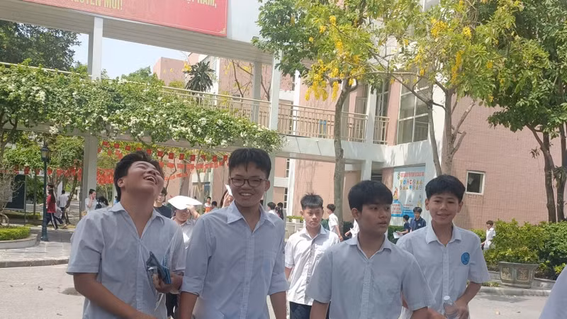 Nhiều em tự tin đạt được điểm cao
