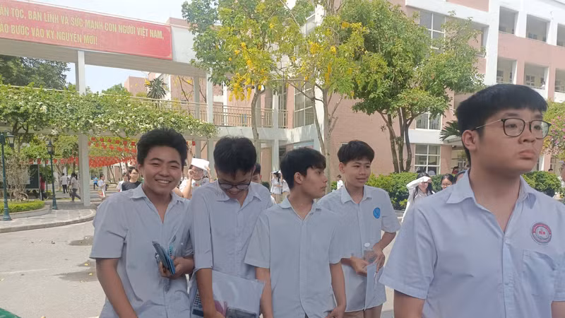 Nhiều em tự tin đạt được điểm cao