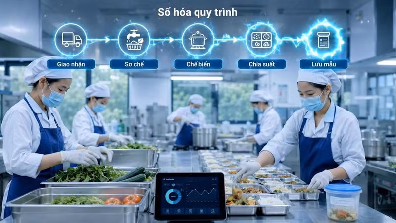 Số hóa toàn diện công tác quản lý bữa ăn học đường từ năm học 2026-2027