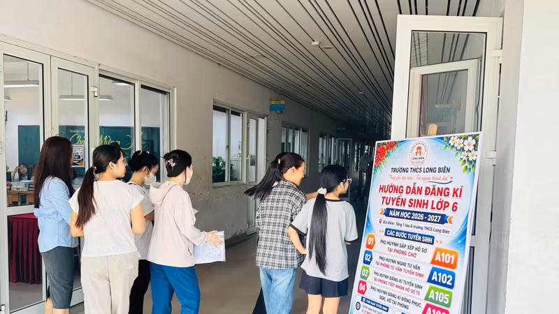 Hà Nội sẽ kết thúc đăng ký tuyển sinh lớp 6 năm học 2026-2027 vào 24h hôm nay