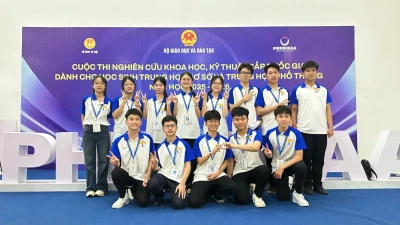 Học sinh Phú Thọ giành 7 giải tại cuộc thi khoa học kỹ thuật quốc gia