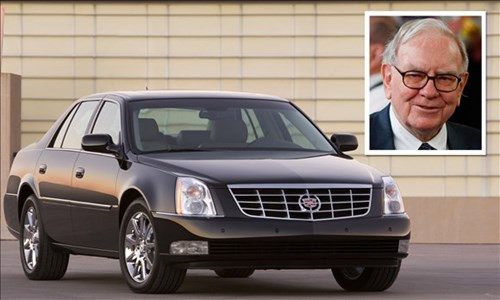 Tỷ phú Warren Buffett nắm giữ những thương hiệu bán lẻ hàng đầu nước Mỹ. Ông luôn đứng trong top đầu những người giàu nhất thế giới, tuy nhiên ông lại chọn cho mình chiếc Cadillac DTS giá rẻ hơn 23.000 USD. Warren Buffett cho biết đối với ông, chiếc Cadillac của mình chả khác biệt nhiều so với một siêu xe Lamborghini.