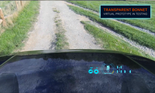 Cận cảnh nắp ca pô gần như vô hình trước mắt người thường.