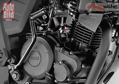 Điểm nổi bật của SZ-RR V2.0 là động cơ 4 thì, 149 phân khối, xi-lanh đơn, cam đơn SOHC, làm mát bằng, tích hợp công nghệ Blue Core.