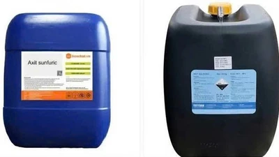 Cảnh báo người dân về 100 can axit sunfuric nguy hiểm bị nước lũ cuốn trôi