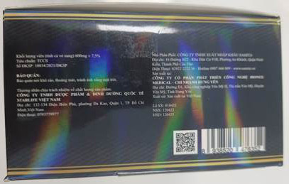 Thu hồi Hàu Sâm Fastro Men chứa chất cấm N-Desmethyl tadalafil - Hình 2 Thu hoi Hau Sam Fastro Men chua chat cam N-Desmethyl tadalafil-Hinh-2