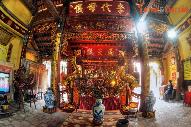 Độc lạ ngôi đình thờ Nguyên phi Ỷ Lan giữa phố cổ Hà Nội - Hình 6 Doc la ngoi dinh tho Nguyen phi Y Lan giua pho co Ha Noi-Hinh-6