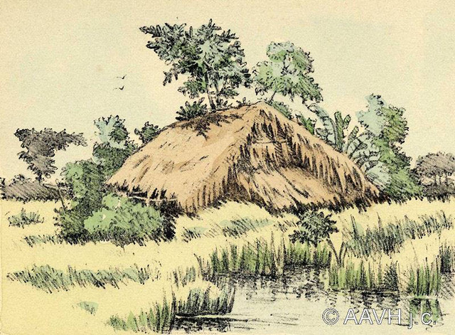 Tranh đặc sắc về cảnh quan Nam Bộ năm 1935 Tranh dac sac ve canh quan Nam Bo nam 1935