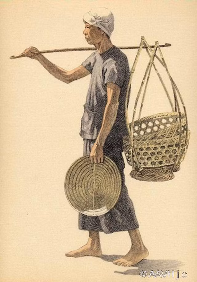 Loạt tranh vẽ lạ mắt về đời sống ở Nam Bộ năm 1935 - Hình 2 Loat tranh ve la mat ve doi song o Nam Bo nam 1935-Hinh-2