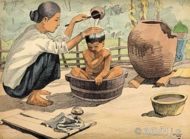 Đời sống ở Nam Bộ năm 1935 cực sinh động qua loạt tranh vẽ Doi song o Nam Bo nam 1935 cuc sinh dong qua loat tranh ve