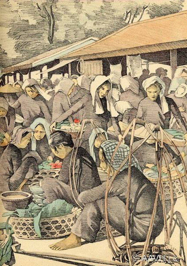 Đời sống ở Nam Bộ năm 1935 cực sinh động qua loạt tranh vẽ - Hình 11 Doi song o Nam Bo nam 1935 cuc sinh dong qua loat tranh ve-Hinh-11