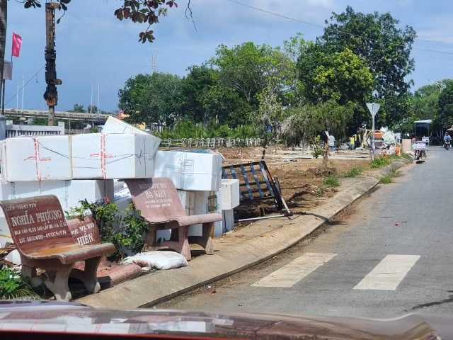 Tra Vinh: Can canh cong trinh chinh trang bo ke song Long Toan-Hinh-8