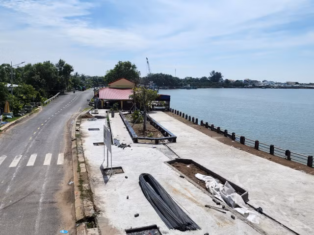 Tra Vinh: Can canh cong trinh chinh trang bo ke song Long Toan-Hinh-3