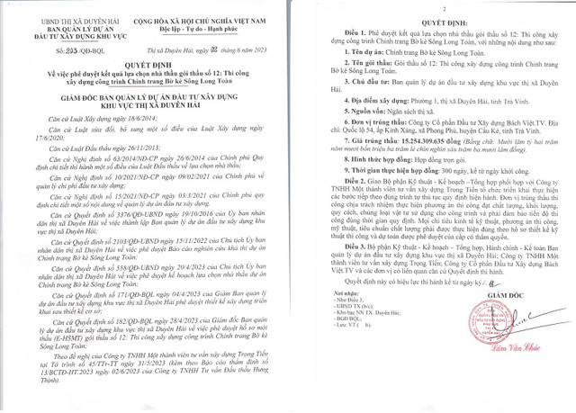 Tra Vinh: Can canh cong trinh chinh trang bo ke song Long Toan-Hinh-2