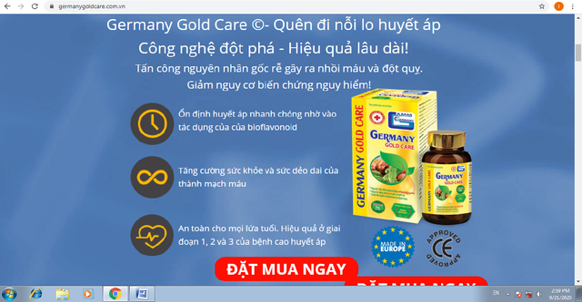 Vi pham quang cao, TPBVSK Germany Gold Care bi xu phat the nao?-Hinh-2