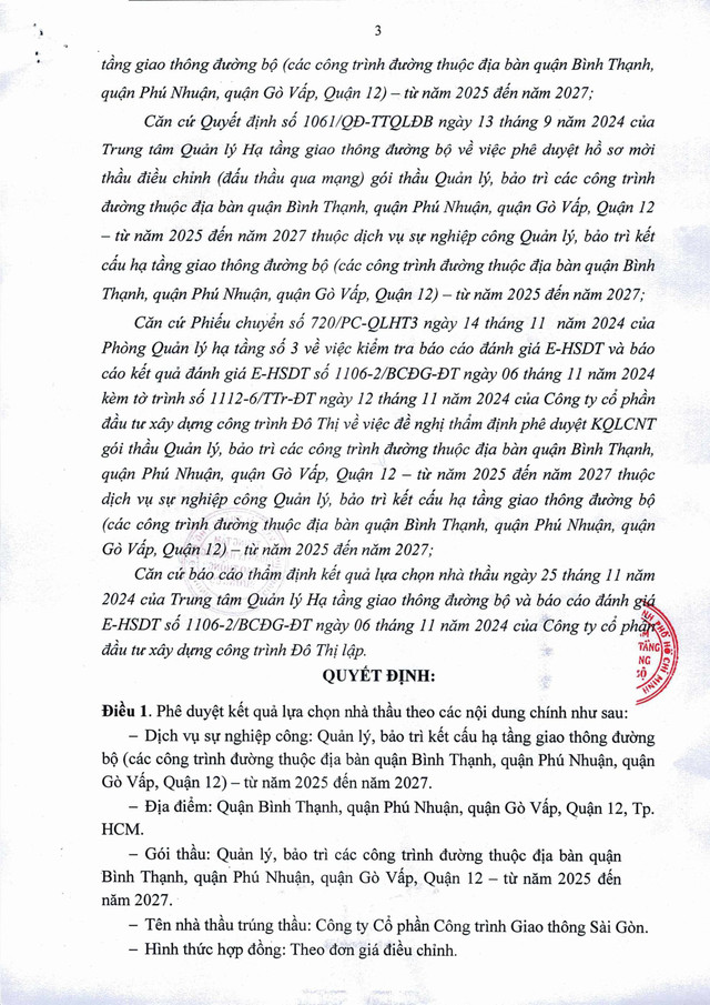 TPHCM: 5 gói bảo trì gần 2.500 tỷ 'gọi tên' Cty Giao thông Sài Gòn - Hình 7 TPHCM: 5 goi bao tri gan 2.500 ty 'goi ten' Cty Giao thong Sai Gon-Hinh-7