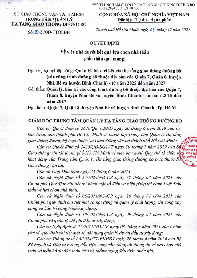 TPHCM: 5 gói bảo trì gần 2.500 tỷ 'gọi tên' Cty Giao thông Sài Gòn - Hình 9 TPHCM: 5 goi bao tri gan 2.500 ty 'goi ten' Cty Giao thong Sai Gon-Hinh-9