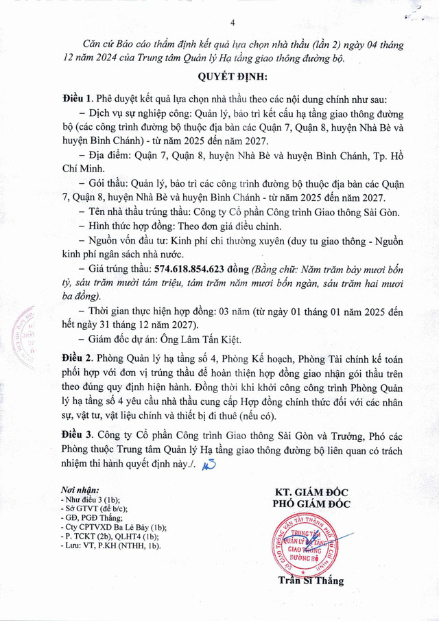 TPHCM: 5 gói bảo trì gần 2.500 tỷ 'gọi tên' Cty Giao thông Sài Gòn - Hình 12 TPHCM: 5 goi bao tri gan 2.500 ty 'goi ten' Cty Giao thong Sai Gon-Hinh-12