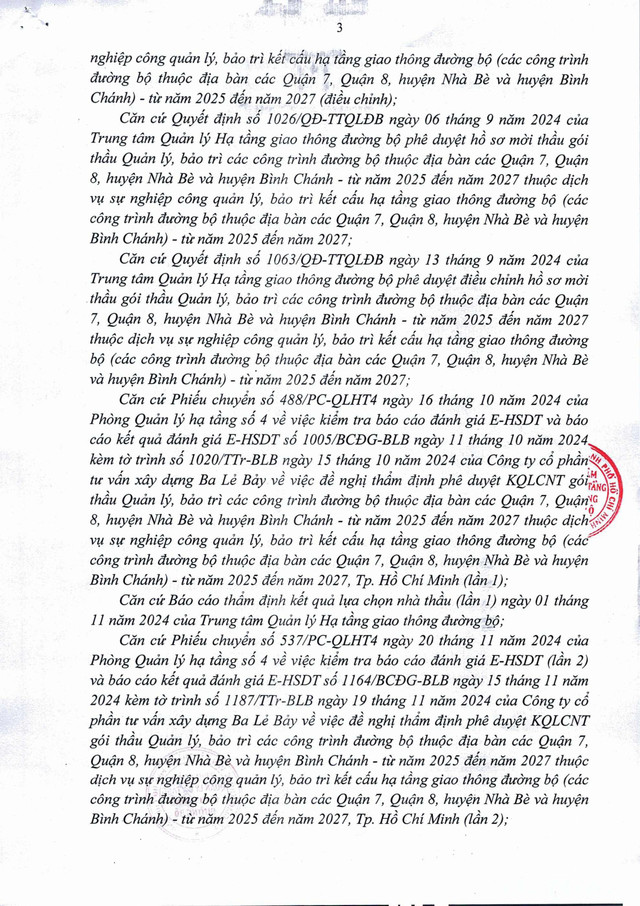 TPHCM: 5 gói bảo trì gần 2.500 tỷ 'gọi tên' Cty Giao thông Sài Gòn - Hình 11 TPHCM: 5 goi bao tri gan 2.500 ty 'goi ten' Cty Giao thong Sai Gon-Hinh-11