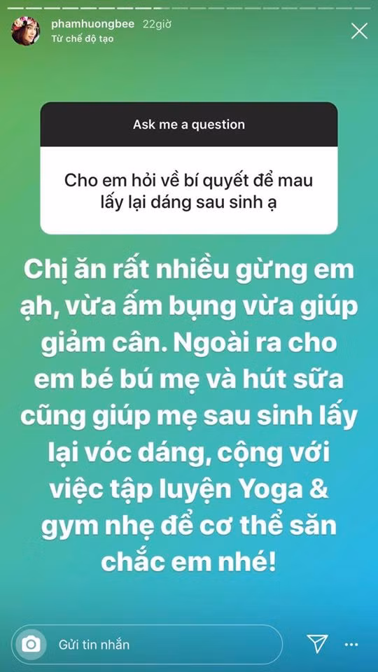 Bi kip giup Hoa hau Pham Huong lay lai voc dang sau sinh don gian bat ngo-Hinh-2