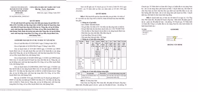 Quang Ninh: Xay dung Nam Ky trung 2 goi thau tai Binh Lieu