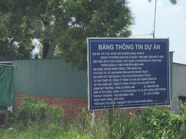 Dong Nai: Can canh Du an cai tao, nang cap duong Hung Vuong huyen Nhon Trach-Hinh-8