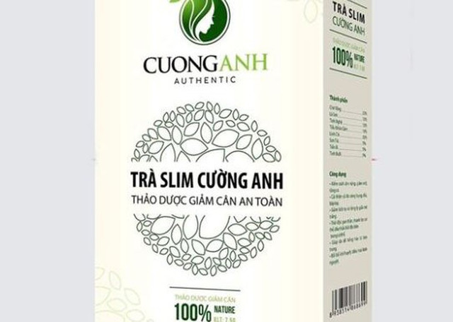 Trà Slim Cường Anh lại vi phạm quy định an toàn thực phẩm Tra Slim Cuong Anh lai vi pham quy dinh an toan thuc pham