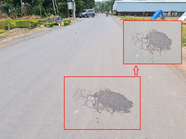 Trang Bom (Dong Nai): Dan tuoi nuoc khien duong tien ti vua nghiem thu da hong?-Hinh-11