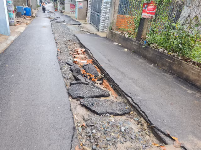 Dong Nai: Duong tien ty o thi tran Hiep Phuoc 