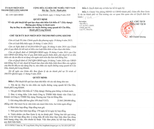 Đồng Nai: Chân dung nhà thầu Châu Lộc Khánh - thi công nạo vét Suối Cải - Hình 6 Dong Nai: Chan dung nha thau Chau Loc Khanh - thi cong nao vet Suoi Cai-Hinh-6