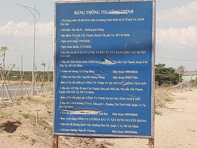 Trách nhiệm nhà thầu giám sát tại dự án trăm tỷ ở Cần Giờ? Trach nhiem nha thau giam sat tai du an tram ty o Can Gio?