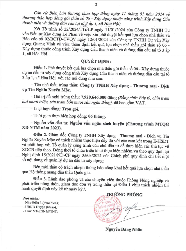 Tín Nghĩa Xuyên Mộc và những gói thầu 'một mình một ngựa' tại phòng KT&HT Xuyên Mộc - Hình 4 Tin Nghia Xuyen Moc va nhung goi thau 'mot minh mot ngua' tai phong KT&HT Xuyen Moc-Hinh-4