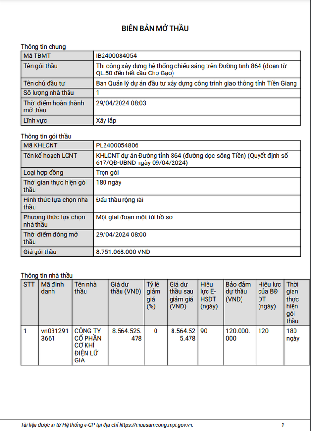 Gói thầu thi công hệ thống chiếu sáng đường tỉnh 864 có về tay Lữ Gia? Goi thau thi cong he thong chieu sang duong tinh 864 co ve tay Lu Gia?