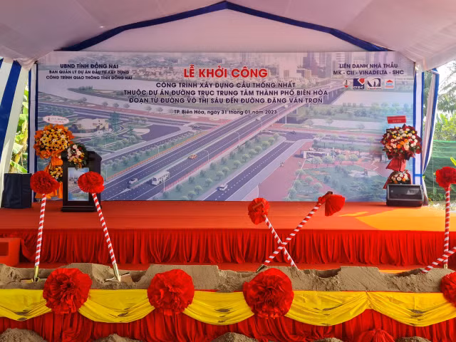 Dong Nai khoi cong xay dung cau hon 1.500 ty dong sau nhieu lan lo hen