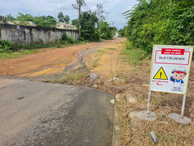 Dong Nai: Duong Khu Nung noi dai thi cong khong dam bao an toan?-Hinh-3