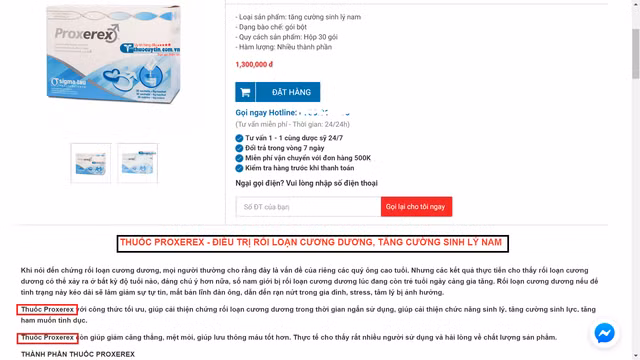 Tang cuong sinh ly nam TPBVSK Proxerex quang cao la thuoc, lua nguoi tieu dung-Hinh-2