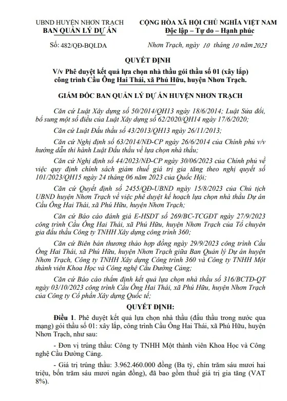 Dong Nai: Cau Duong Cang 