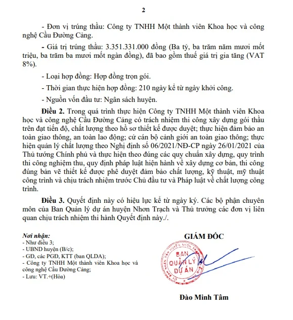 Dong Nai: Cau Duong Cang 