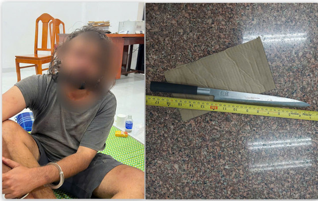 Rạng sáng 19/3, đối tượng người nước ngoài đã bị khống chế, bắt giữ khi đang trên đường lẩn trốn tại xã Tân Minh, giáp ranh với Đồng Nai, cách hiện trường hơn 70km.