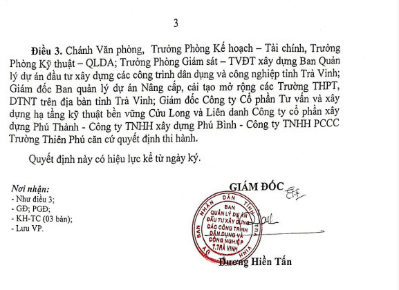 Trà Vinh: Duy nhất Công ty Phú Thành dự gói thầu hơn 15 tỷ - Hình 4 Tra Vinh: Duy nhat Cong ty Phu Thanh du goi thau hon 15 ty-Hinh-4