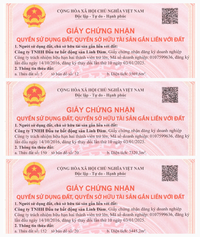 Hanoi Melody Residences duoc cap so do: Bao chung phap ly vung chac