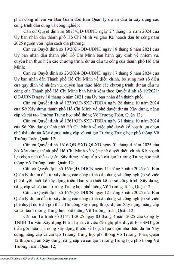 TPHCM: Tim nha thau goi xay lap 132 ty Truong THPT Vo Truong Toan-Hinh-2