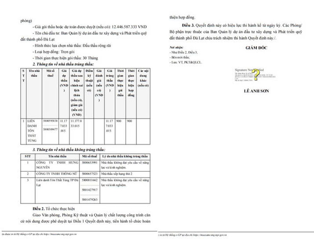 Lam Dong: Danh tinh doanh nghiep trung goi thau lam duong Ton That Tung-Hinh-2