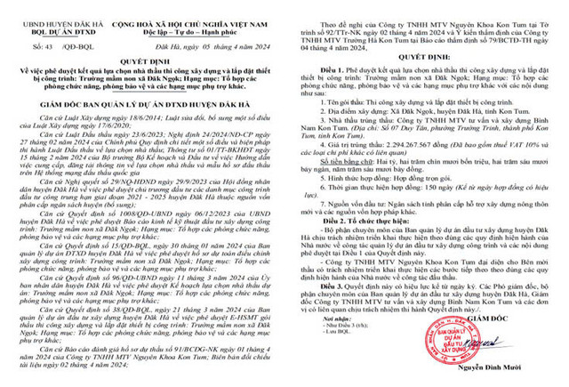 Goi thau Truong mau giao Dak Longve tay Cong ty Binh Nam Kon Tum-Hinh-2