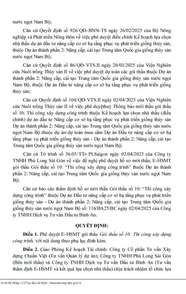 Vien Nghien cuu Nuoi trong thuy san II tim nha thau xay lap-Hinh-2