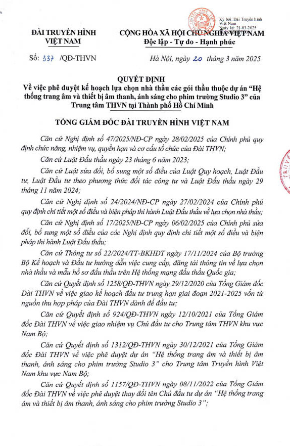 VTV đầu tư 90 tỷ đồng nâng cấp phim trường Studio 3 VTV dau tu 90 ty dong nang cap phim truong Studio 3