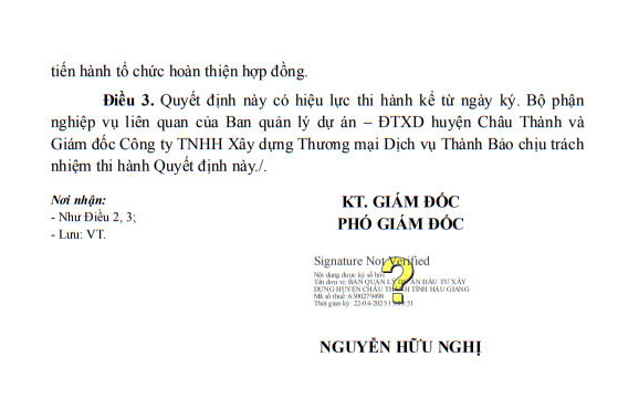 Cty Thanh Bao mot ngay trung 2 goi thau xay lap tai Chau Thanh Hau Giang-Hinh-3