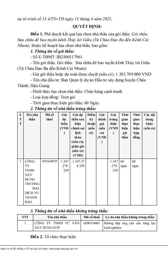 Cty Thanh Bao mot ngay trung 2 goi thau xay lap tai Chau Thanh Hau Giang-Hinh-5