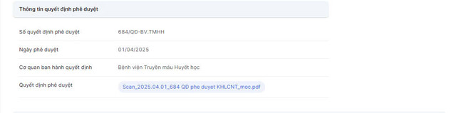 BV Truyền máu Huyết học mời thầu gói thuốc biệt dược gốc 228 tỷ - Hình 2 BV Truyen mau Huyet hoc moi thau goi thuoc biet duoc goc 228 ty-Hinh-2