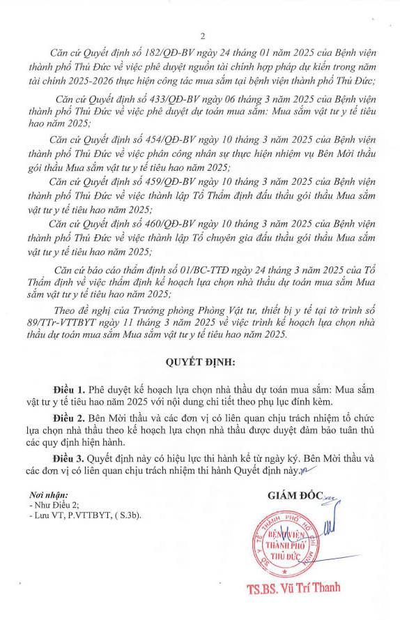 BV TP Thủ Đức chi 137 tỷ đồng mua vật tư tiêu hao - Hình 2 BV TP Thu Duc chi 137 ty dong mua vat tu tieu hao-Hinh-2